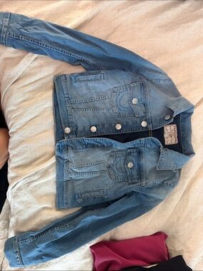 True Religion Blue Denim Jean Jacket